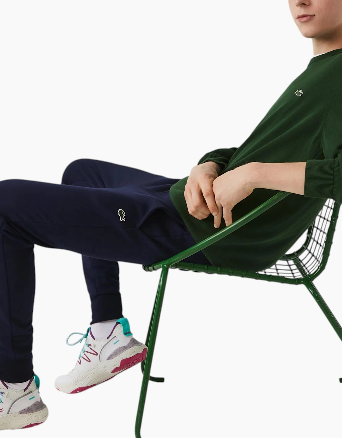 Lacoste Mens Tracksuit  Pullover Hoodie Fleece Jogger Sportswear