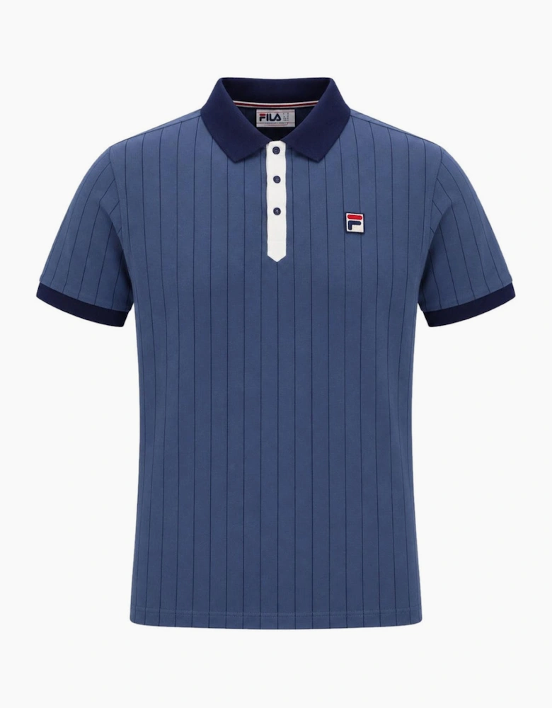 Fila BB1 Classic Striped Polo Shirt Vintage Indigo/Gardenia/Fila Navy