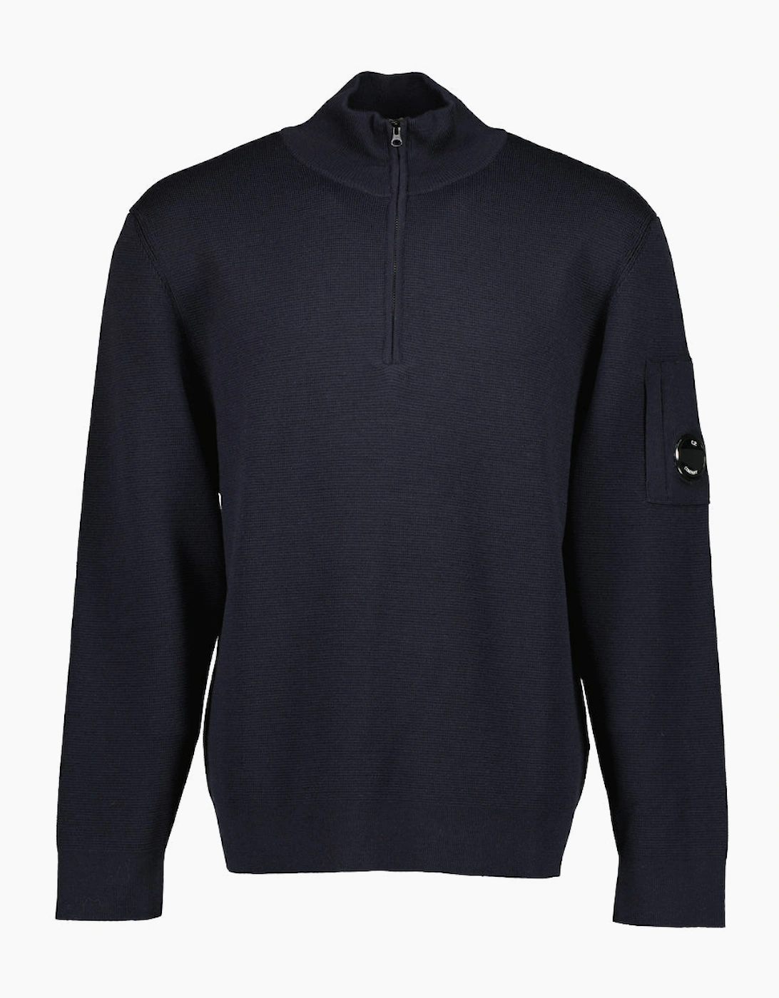 Re-Wool Quarter Zip Lens Knit