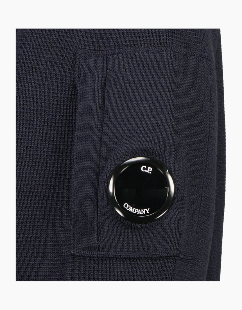 Re-Wool Quarter Zip Lens Knit