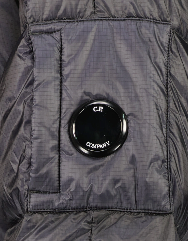 D.D. Shell Hooded Lens Down Jacket