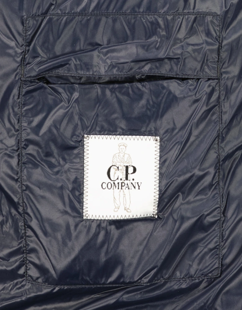 D.D. Shell Hooded Lens Down Jacket