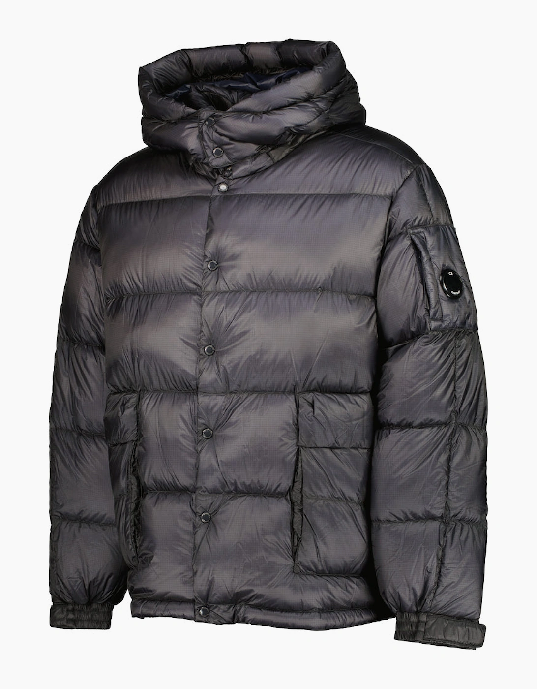 D.D. Shell Hooded Lens Down Jacket
