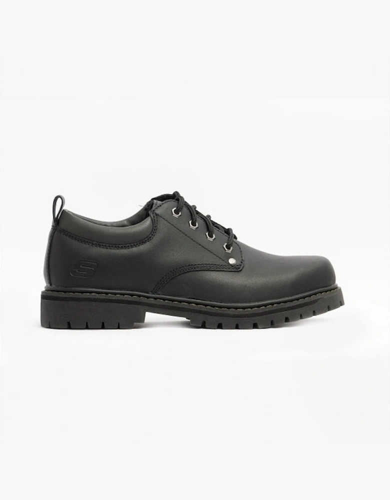 Skechers 24580-40659 TOM CATS Mens Leather Derby Shoes Black