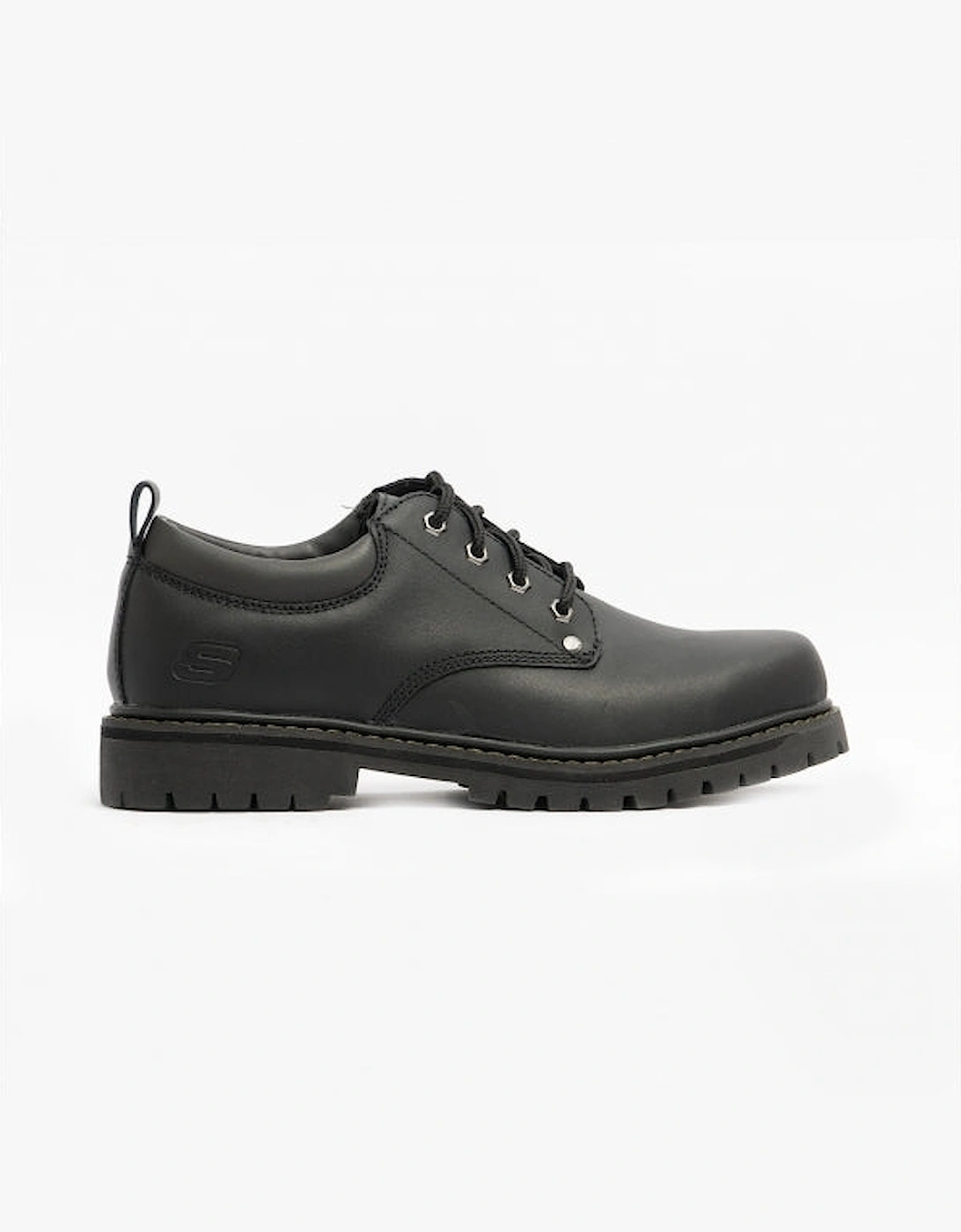 Skechers 24580-40659 TOM CATS Mens Leather Derby Shoes Black