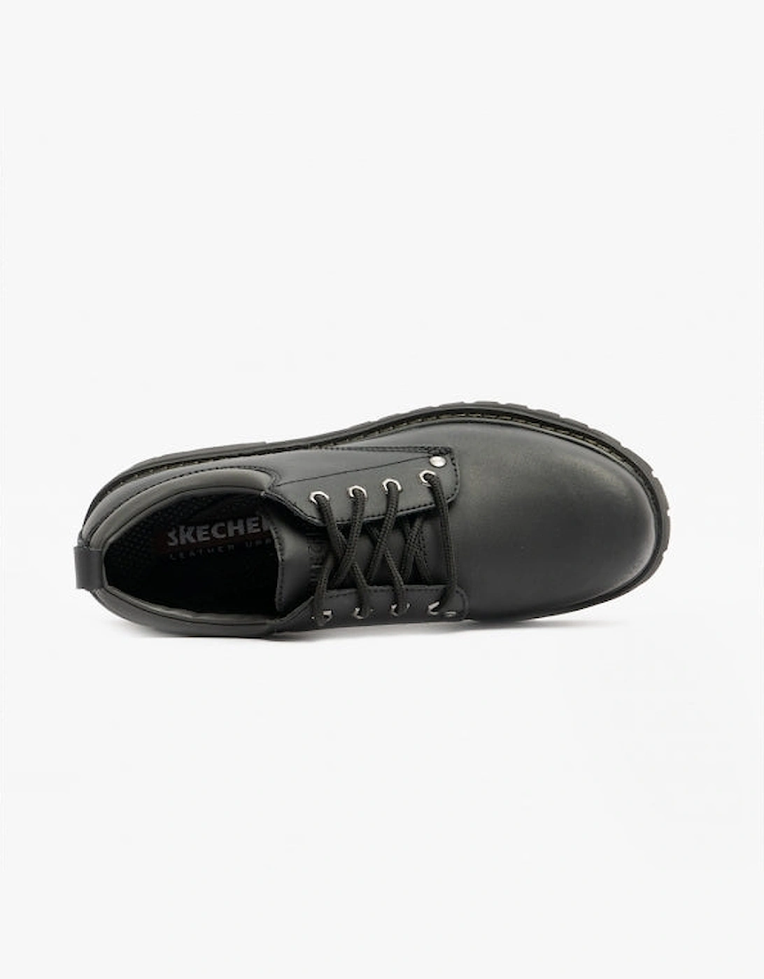 Skechers 24580-40659 TOM CATS Mens Leather Derby Shoes Black