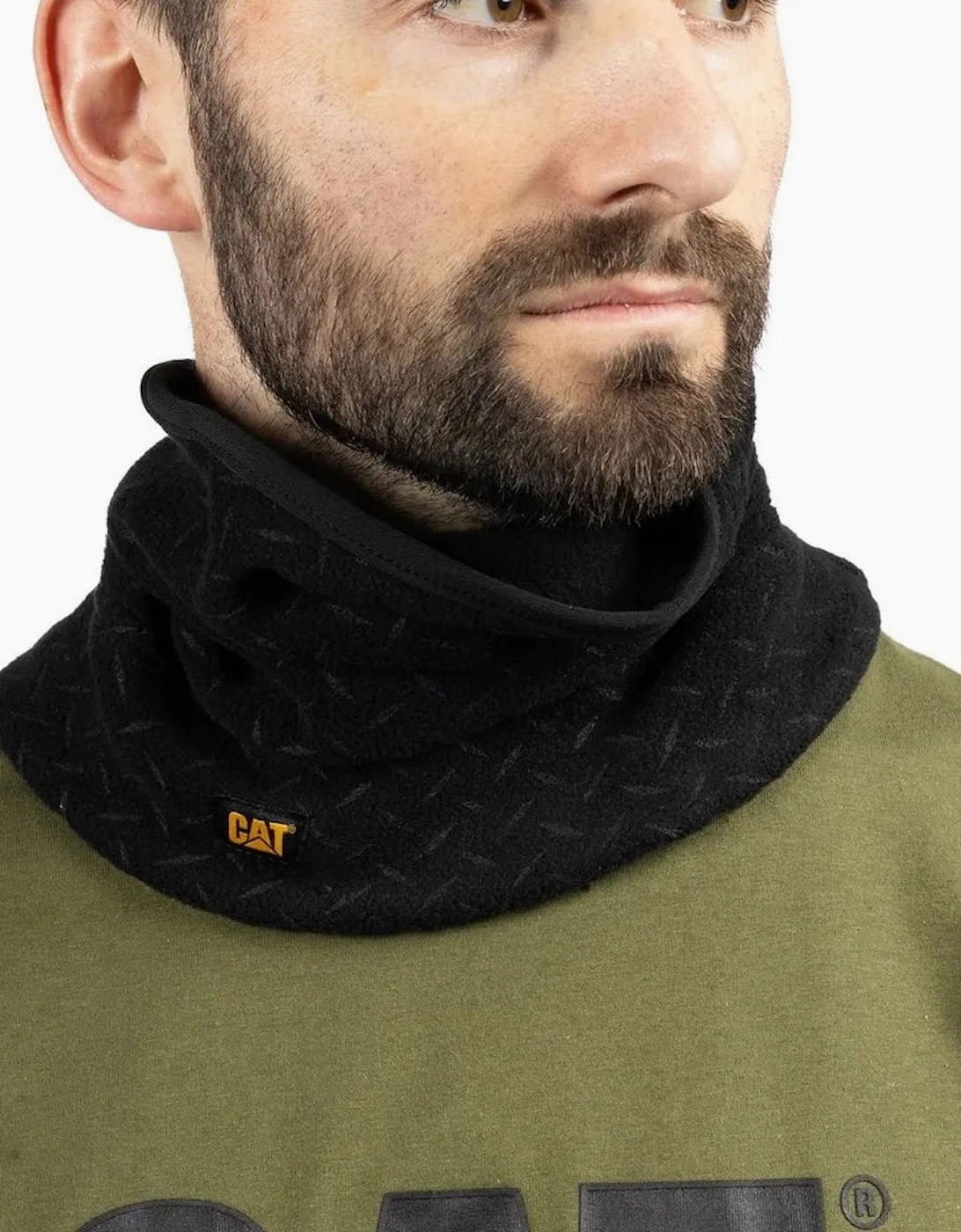 CAT NECK WARMER Unisex Adults Black