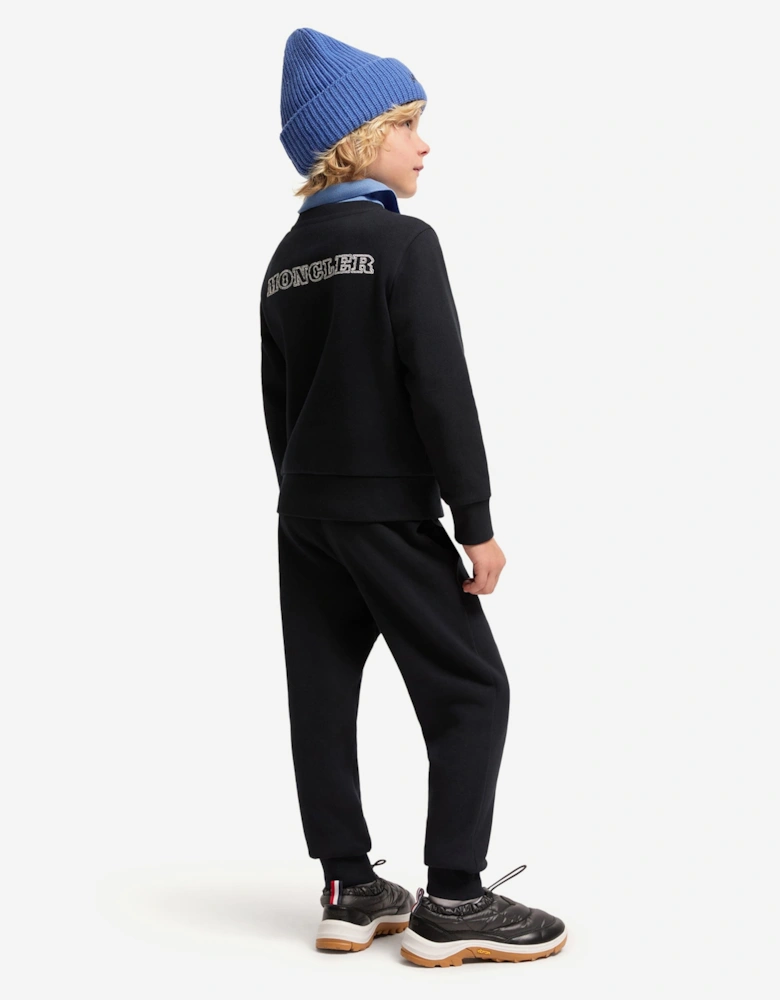 Moncler Enfant Boys Logo Tracksuit in Navy