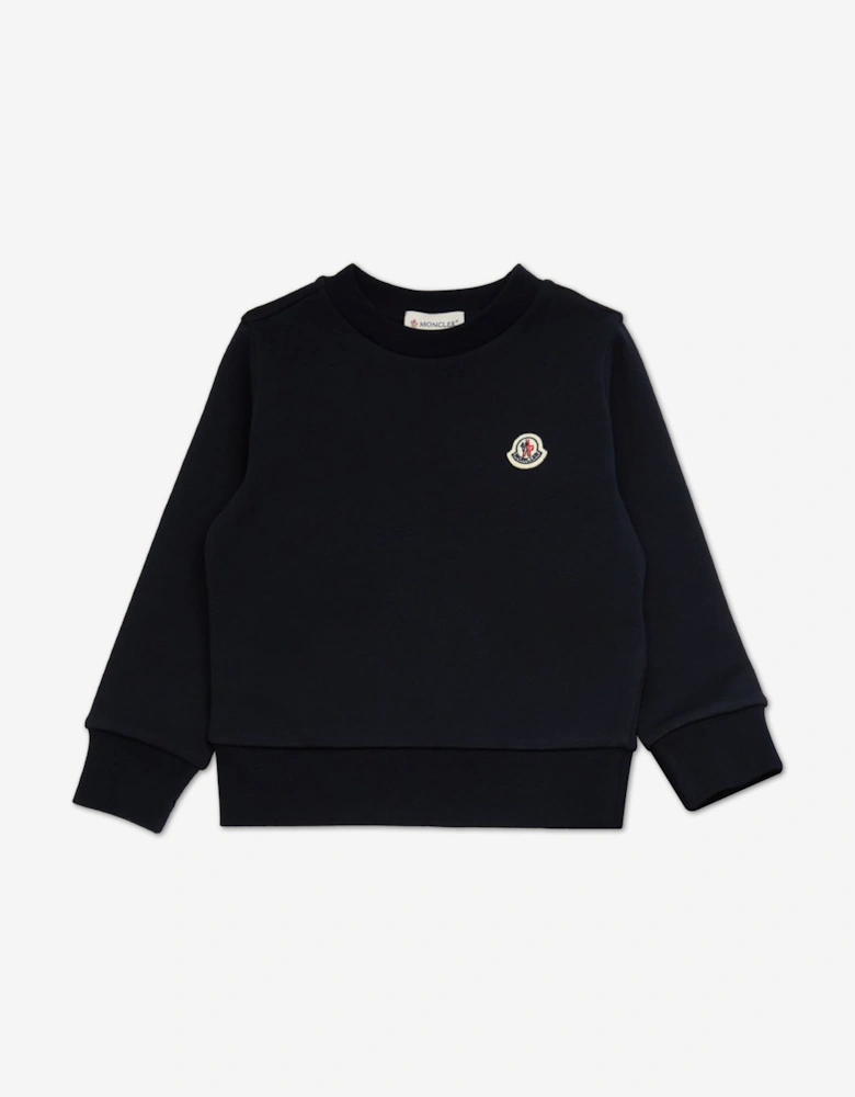 Moncler Enfant Boys Logo Tracksuit in Navy