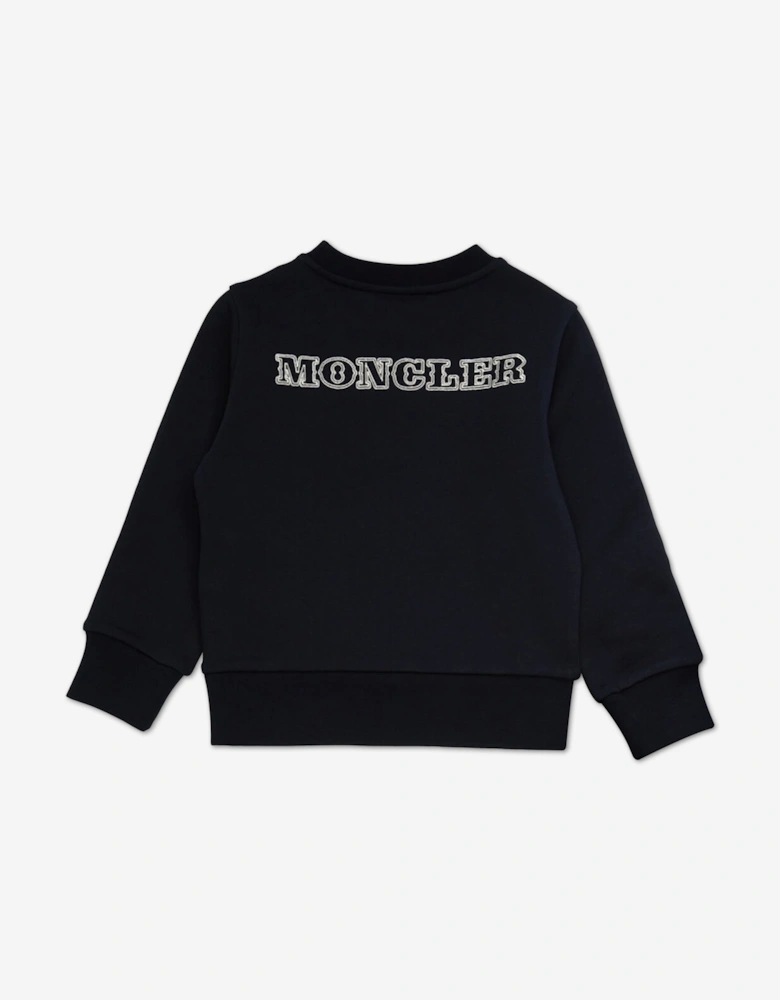 Moncler Enfant Boys Logo Tracksuit in Navy