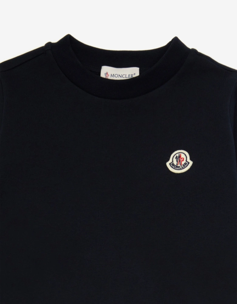 Moncler Enfant Boys Logo Tracksuit in Navy