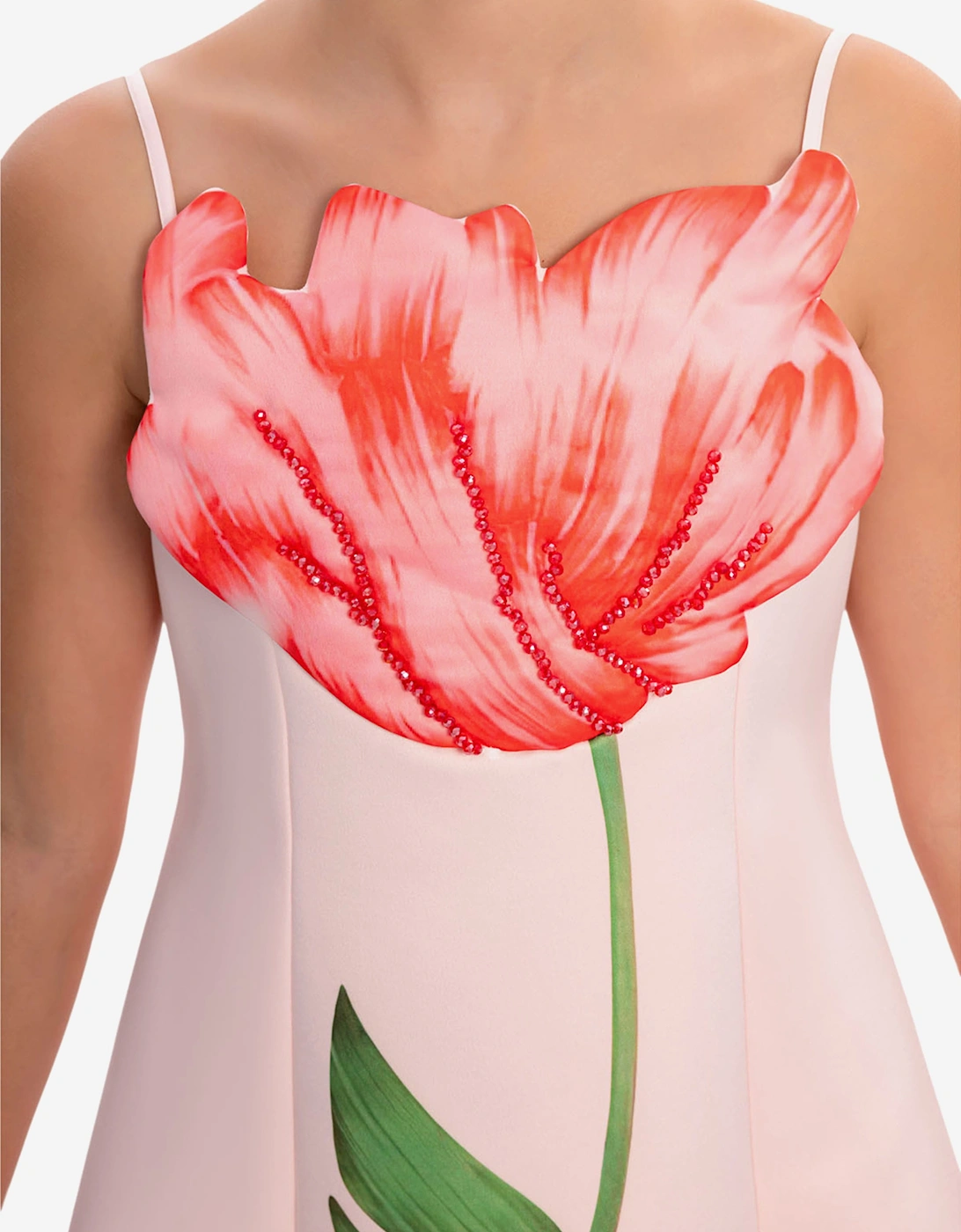 DRESS & Fleur Girls Embellished Flower Dress in Pink
