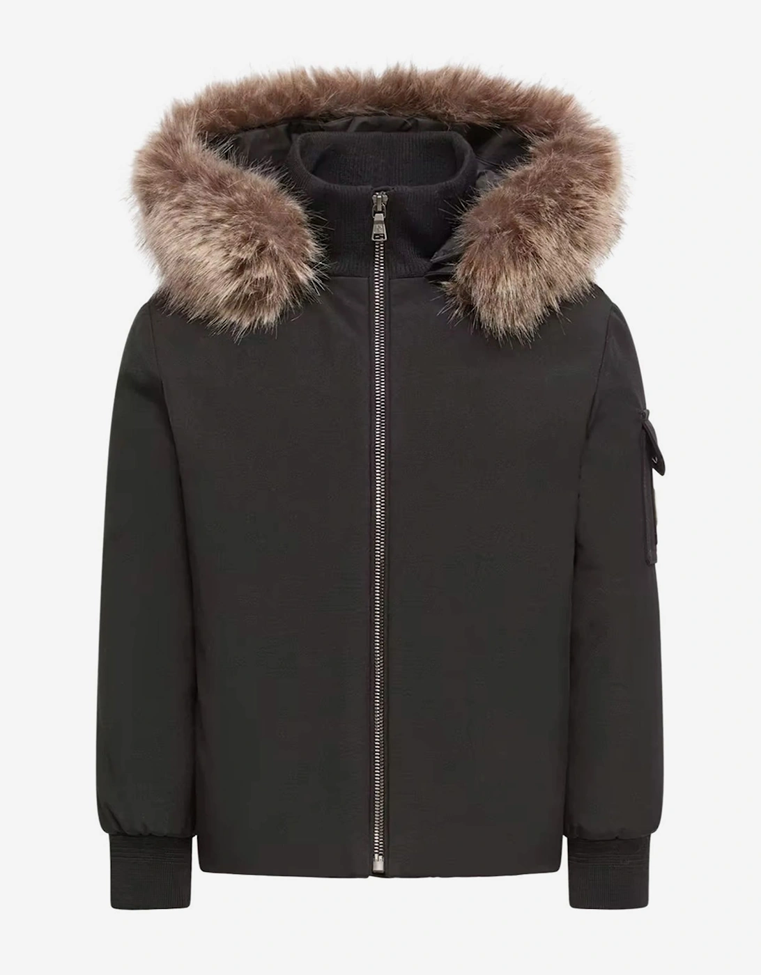 Moncler Enfant Boys Down Padded Martlu Jacket in Black