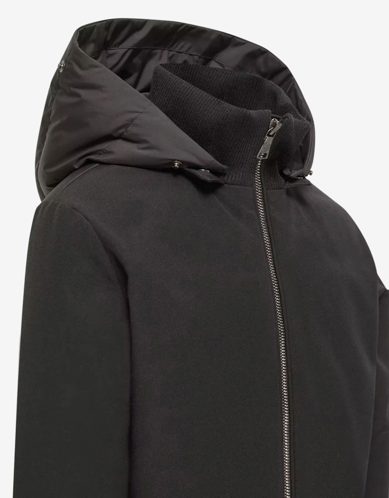 Moncler Enfant Boys Down Padded Martlu Jacket in Black