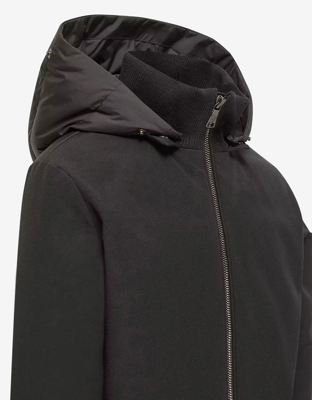 Moncler Enfant Boys Down Padded Martlu Jacket in Black