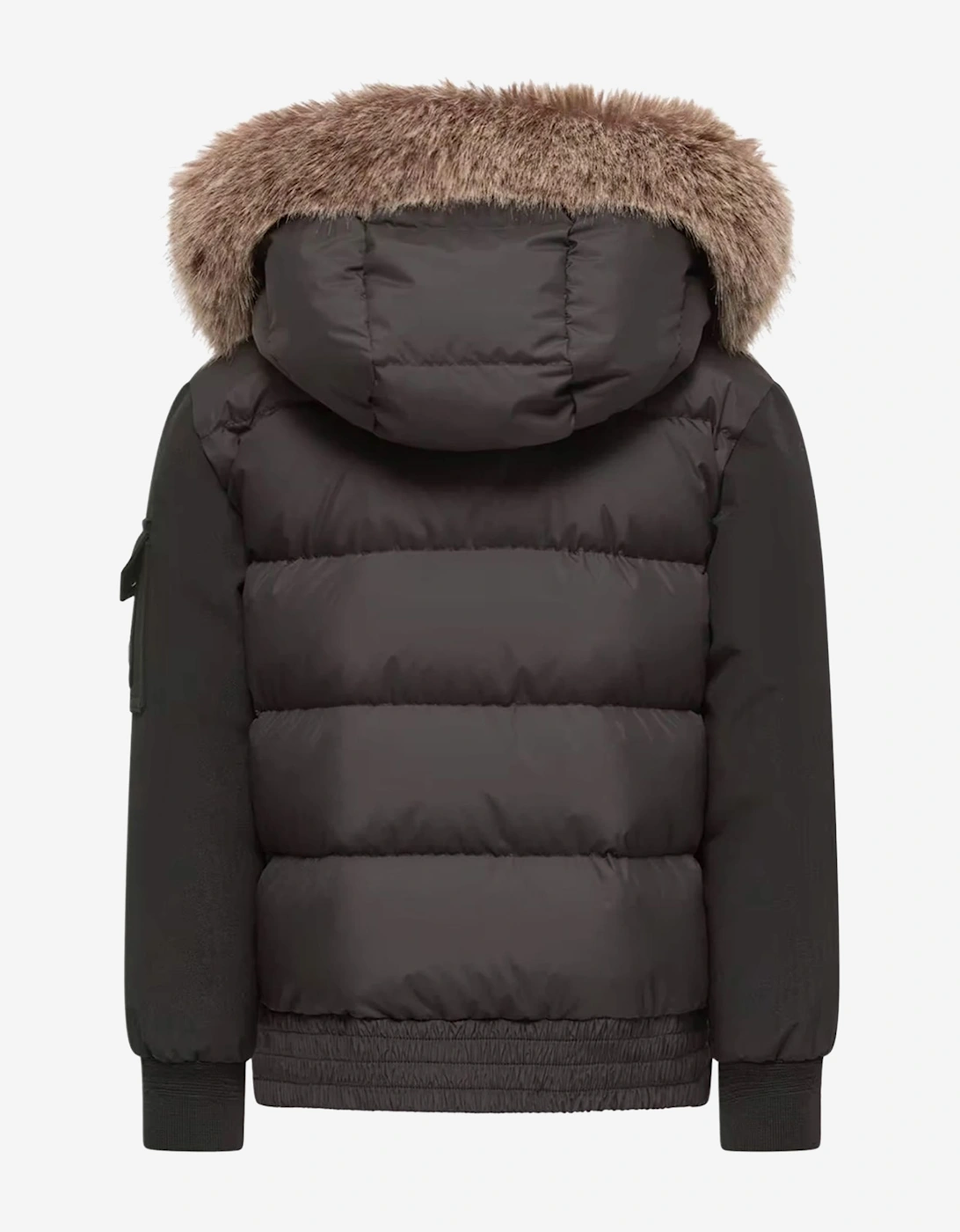 Moncler Enfant Boys Down Padded Martlu Jacket in Black