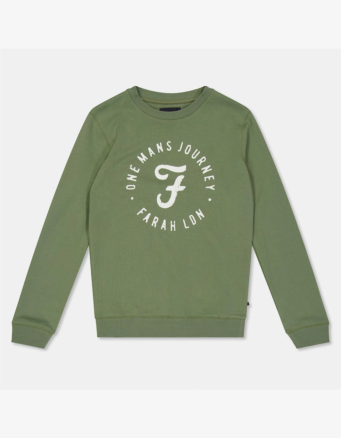 Kids F T Logo Crew Neck Long Sleeve T Shirt