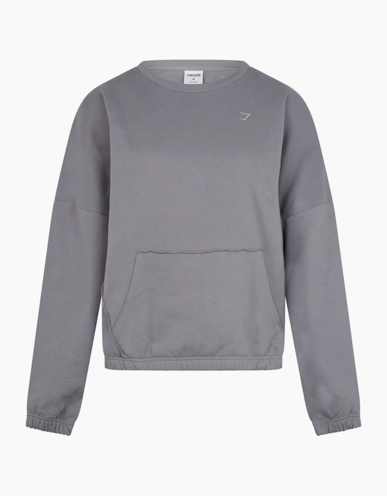 Cotton Fleece Oversized Fit Sweatshirt