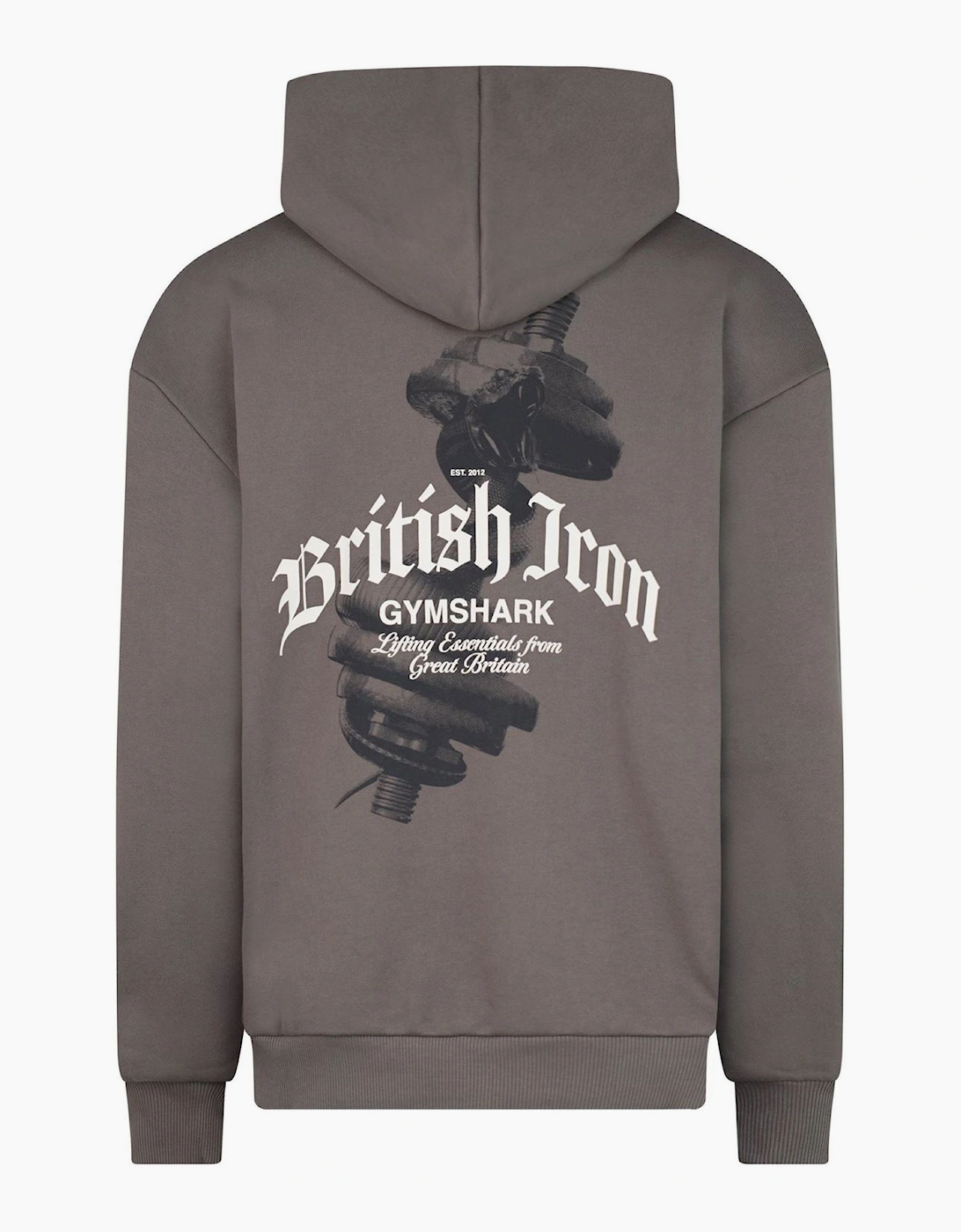 British Iron Heavyweight Cotton Over The Head Hoodie