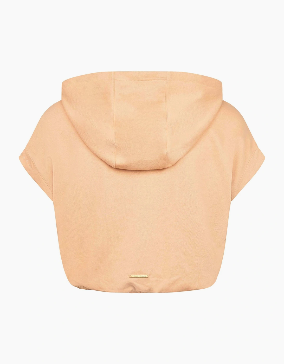 Whitney Over The Head Cropped Sleeveless Hoodie