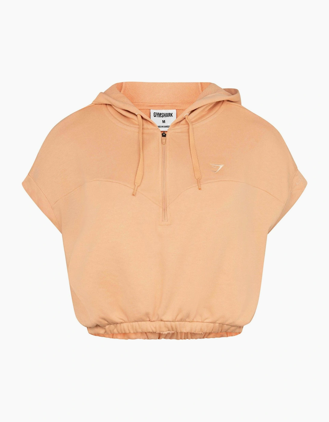 Whitney Over The Head Cropped Sleeveless Hoodie