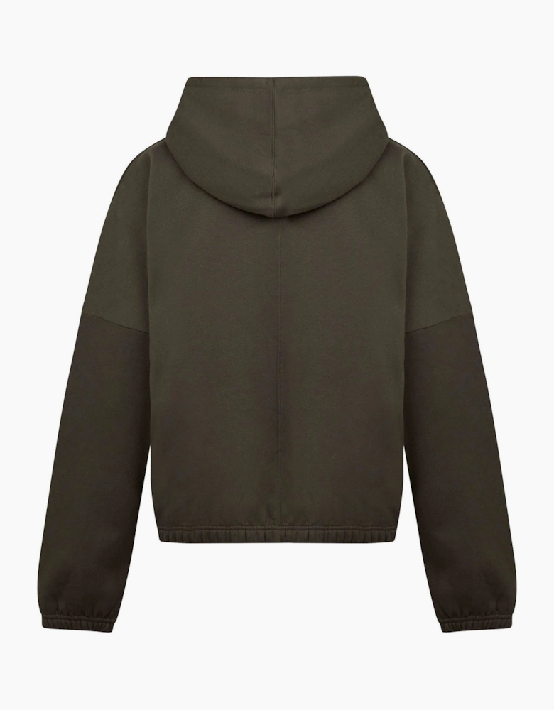 Fleece Cotton Over The Head Oversized Fit Hoodie