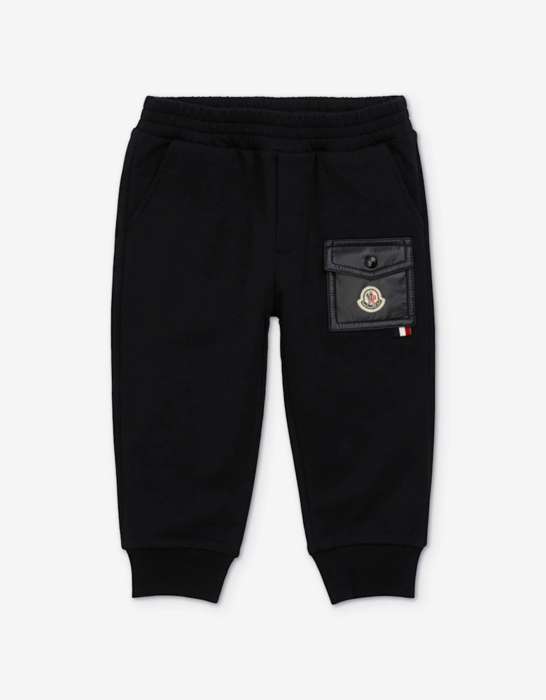 Moncler Enfant Baby Boys Logo Pocket Joggers in Black