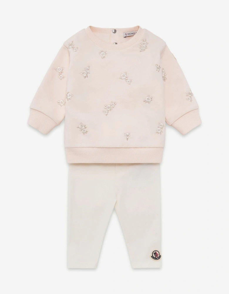 Moncler Enfant Baby Girls Legging Set in Pink
