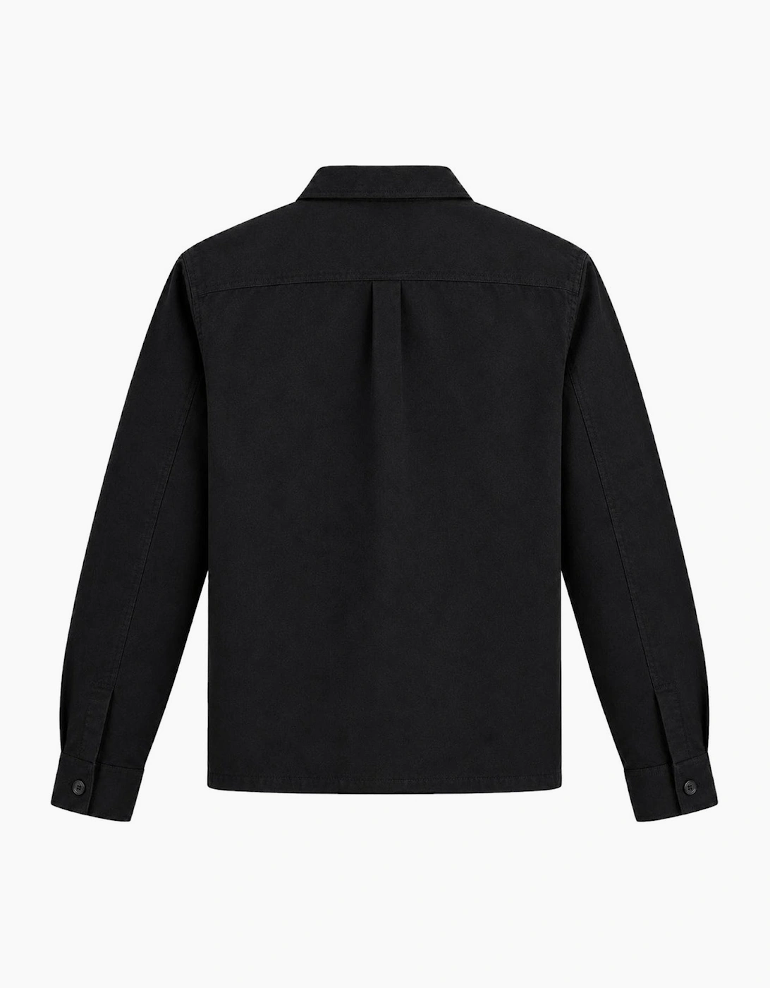 Fred Perry Brushed Twill Overshirt Black