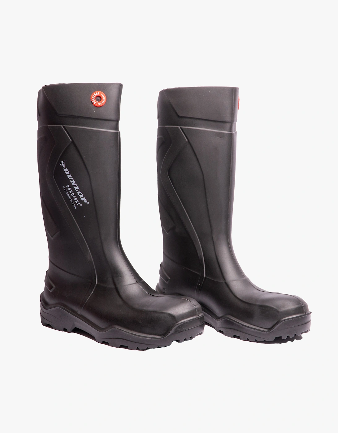 Dunlop PUROFORT+ Mens Waterproof Insulated Safety Wellingtons Black