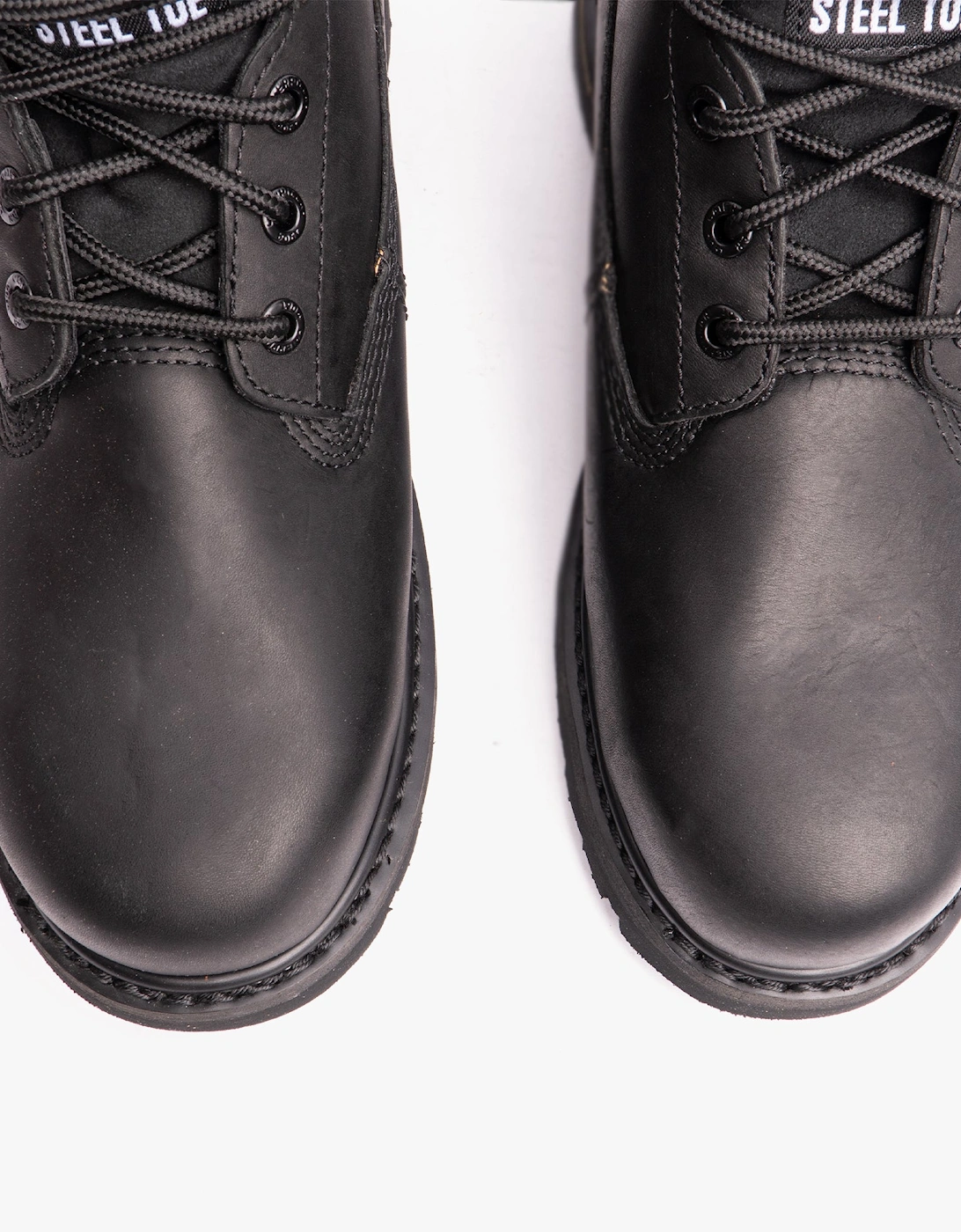 CAT HOLTON S3 Mens Leather Safety Boots Black