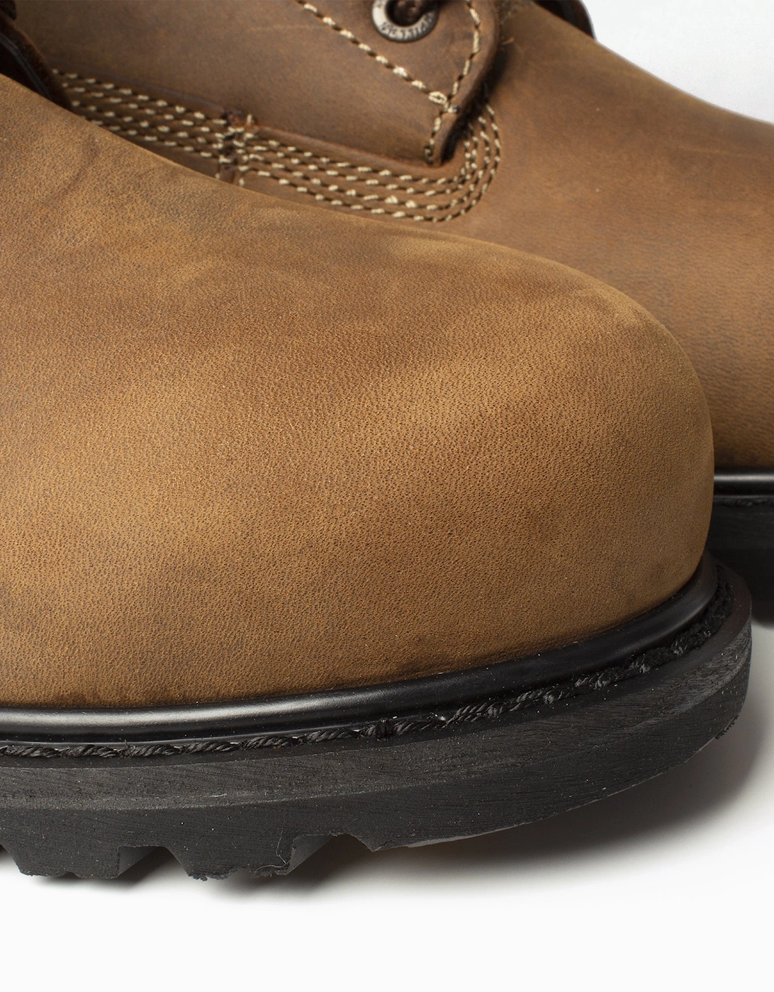 CAT HOLTON S3 Mens Leather Safety Boots Brown