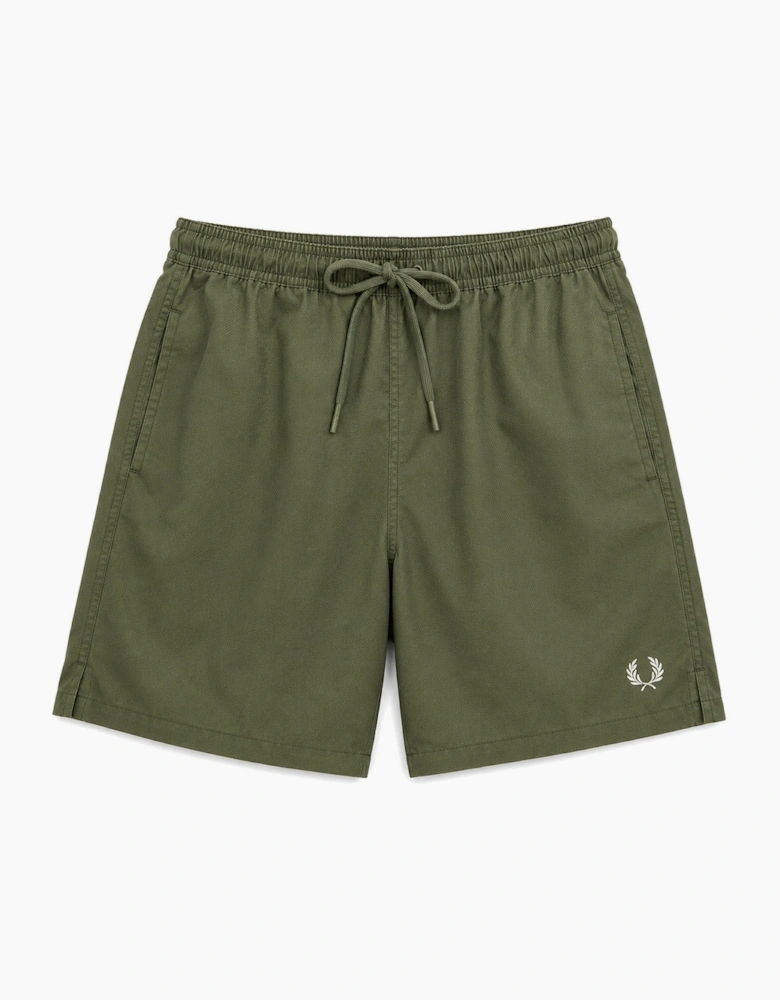 Fred Perry Swim Shorts Laurel Wreath Green