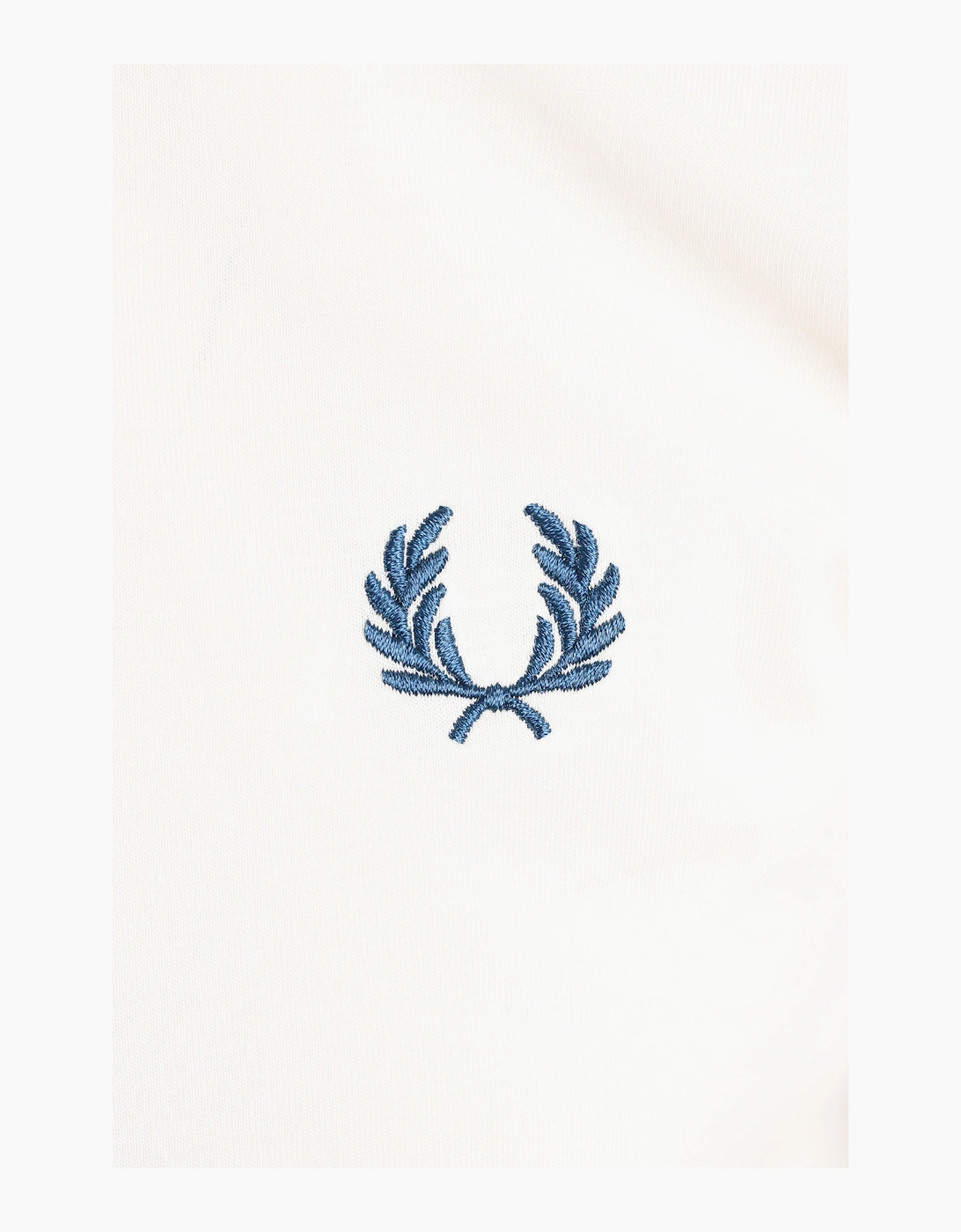 FRED PERRY TWIN TIPPED T-SHIRT ECRU/MOD BLUE