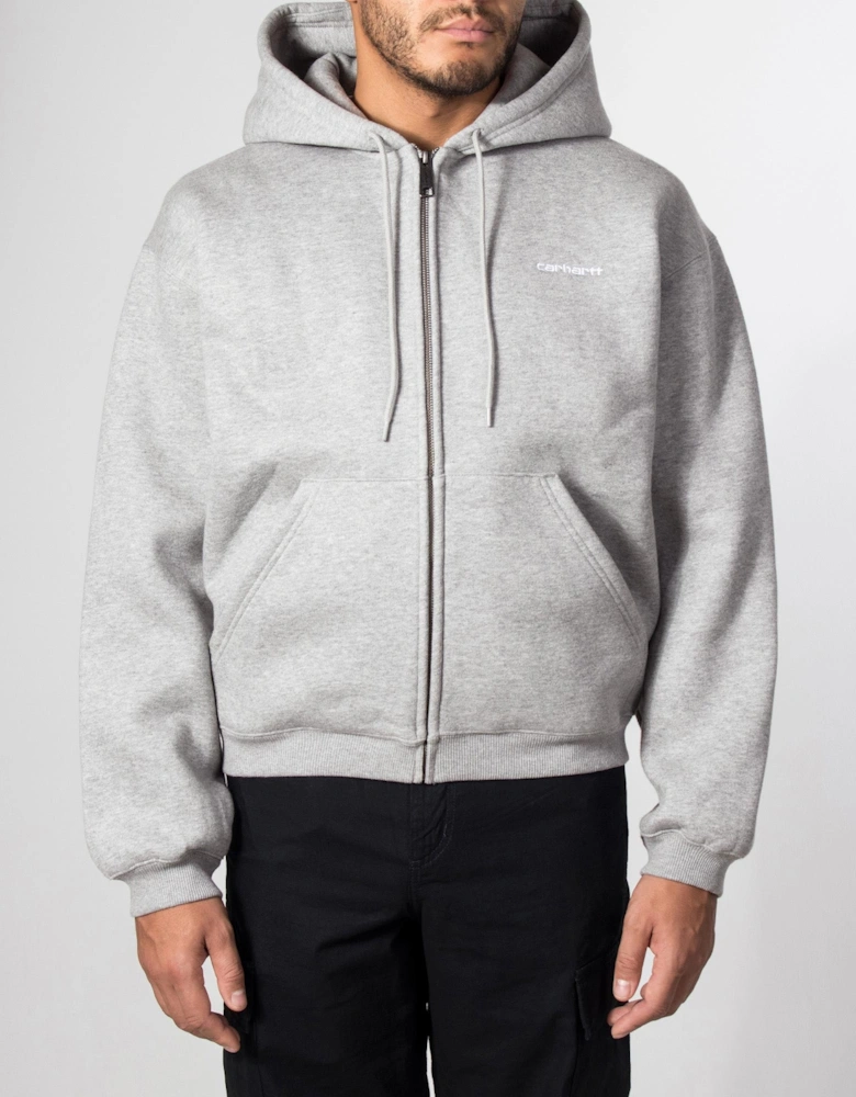 Loose Fit Ebbert Zip Through Hoodie