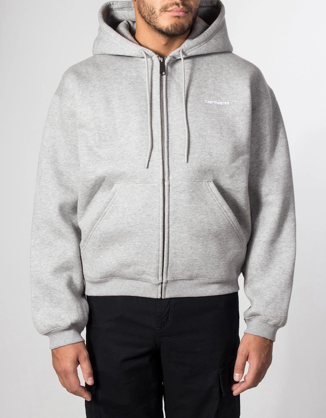 Loose Fit Ebbert Zip Through Hoodie