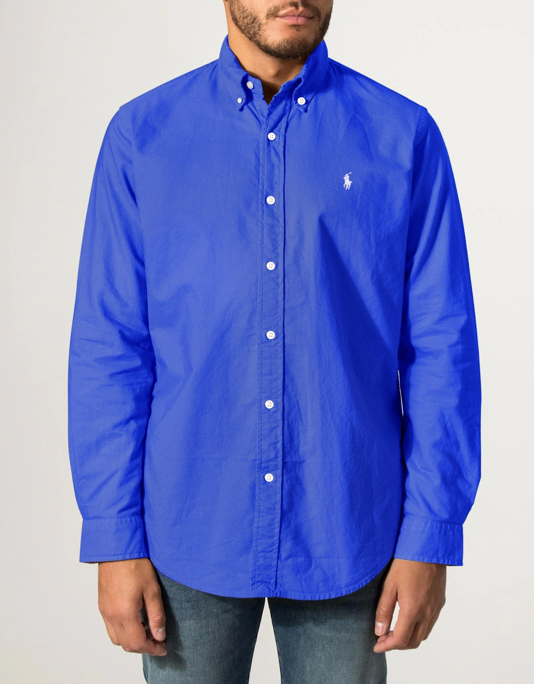 Custom Fit Garment-Dyed Oxford Shirt