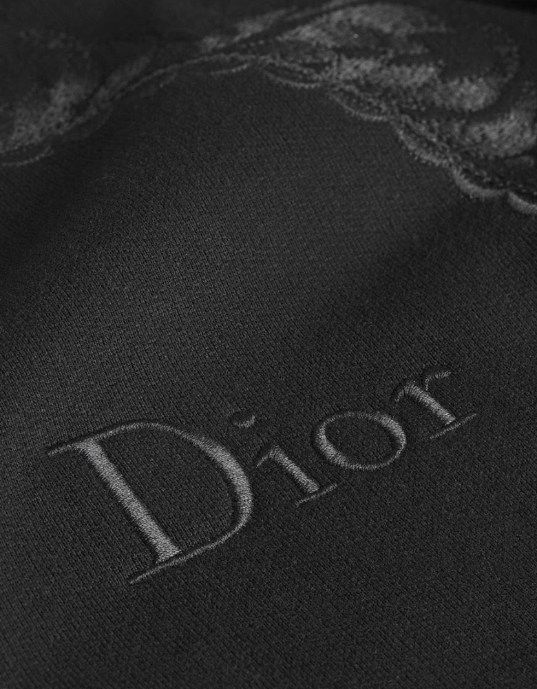 Dior Medallion Embroidered Sweatshirt Black