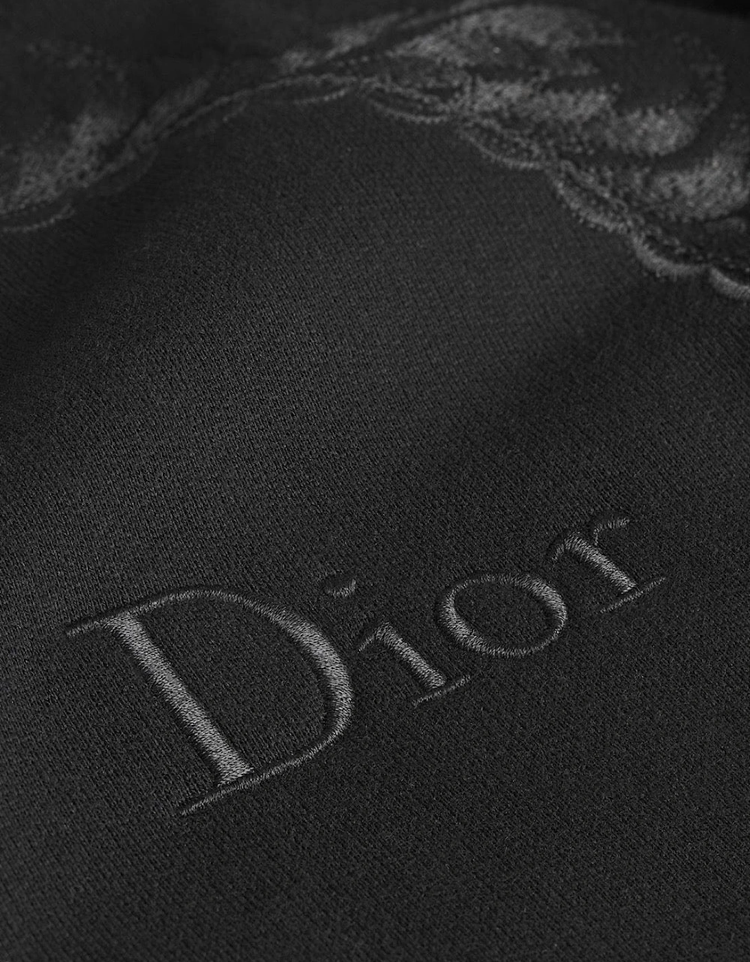 Dior Medallion Embroidered Sweatshirt Black