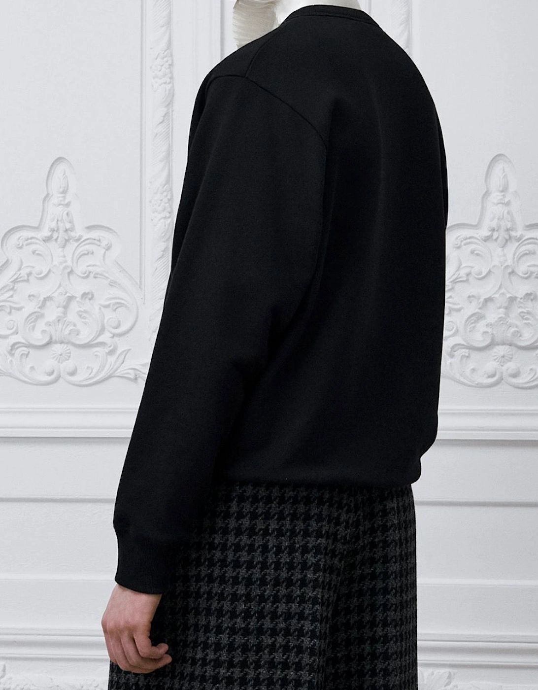 Dior Medallion Embroidered Sweatshirt Black