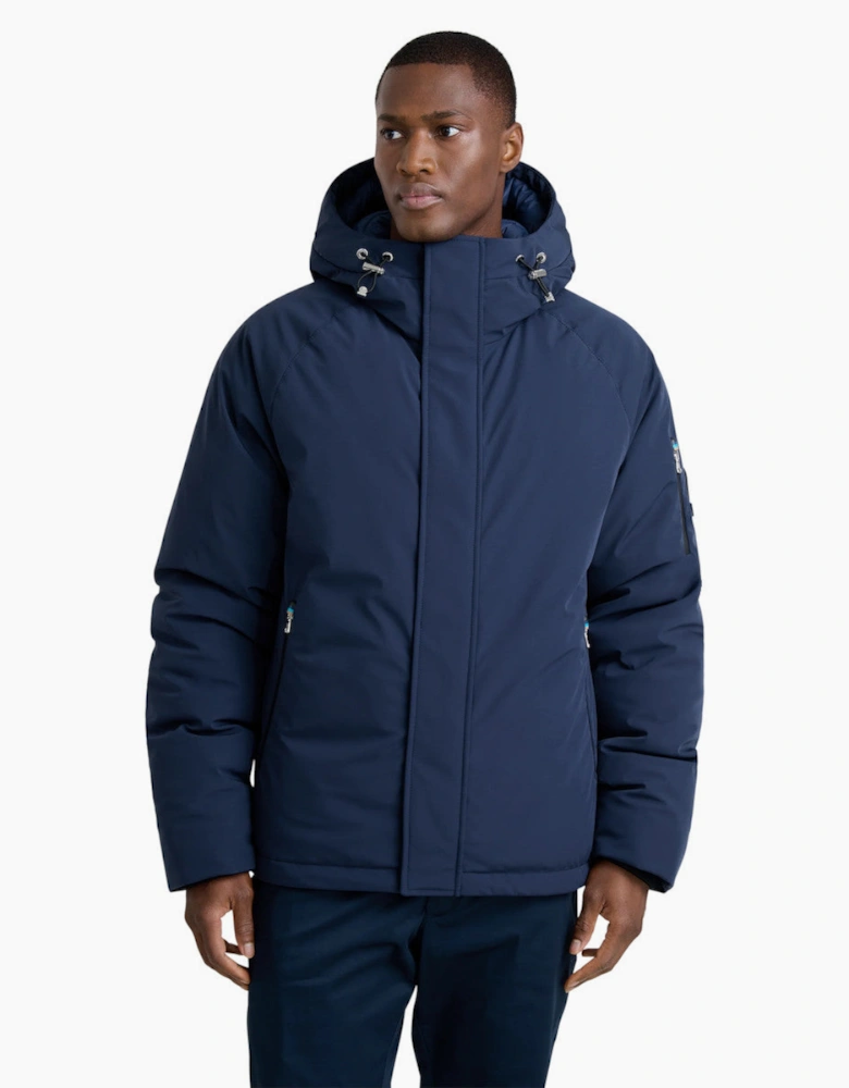 Sandbanks Raglan Sleeve Puffer Navy