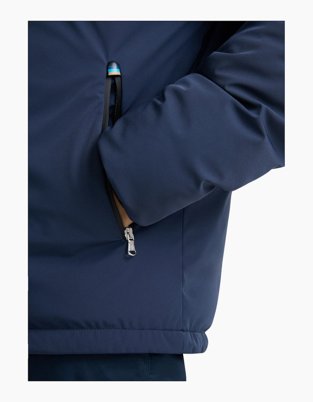 Sandbanks Raglan Sleeve Puffer Navy