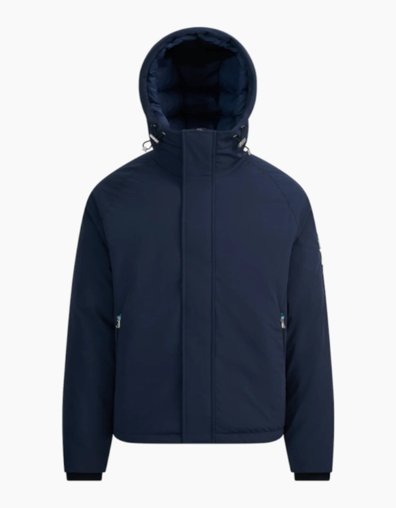 Sandbanks Raglan Sleeve Puffer Navy
