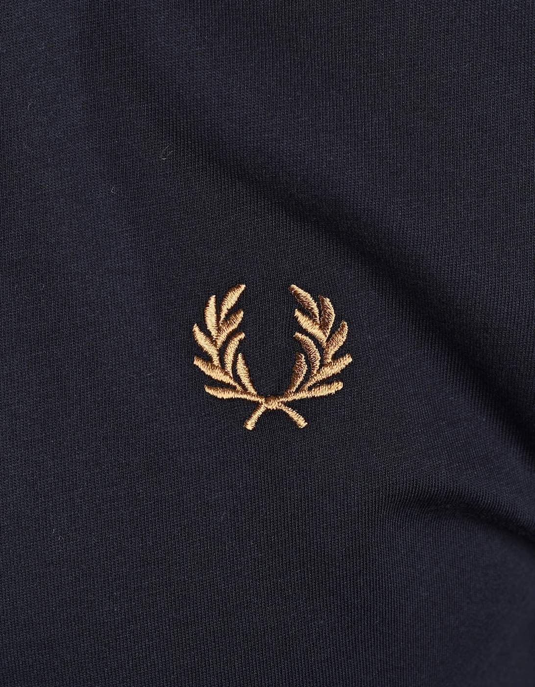 FRED PERRY TWIN TIPPED T-SHIRT NAVY/BRONZE