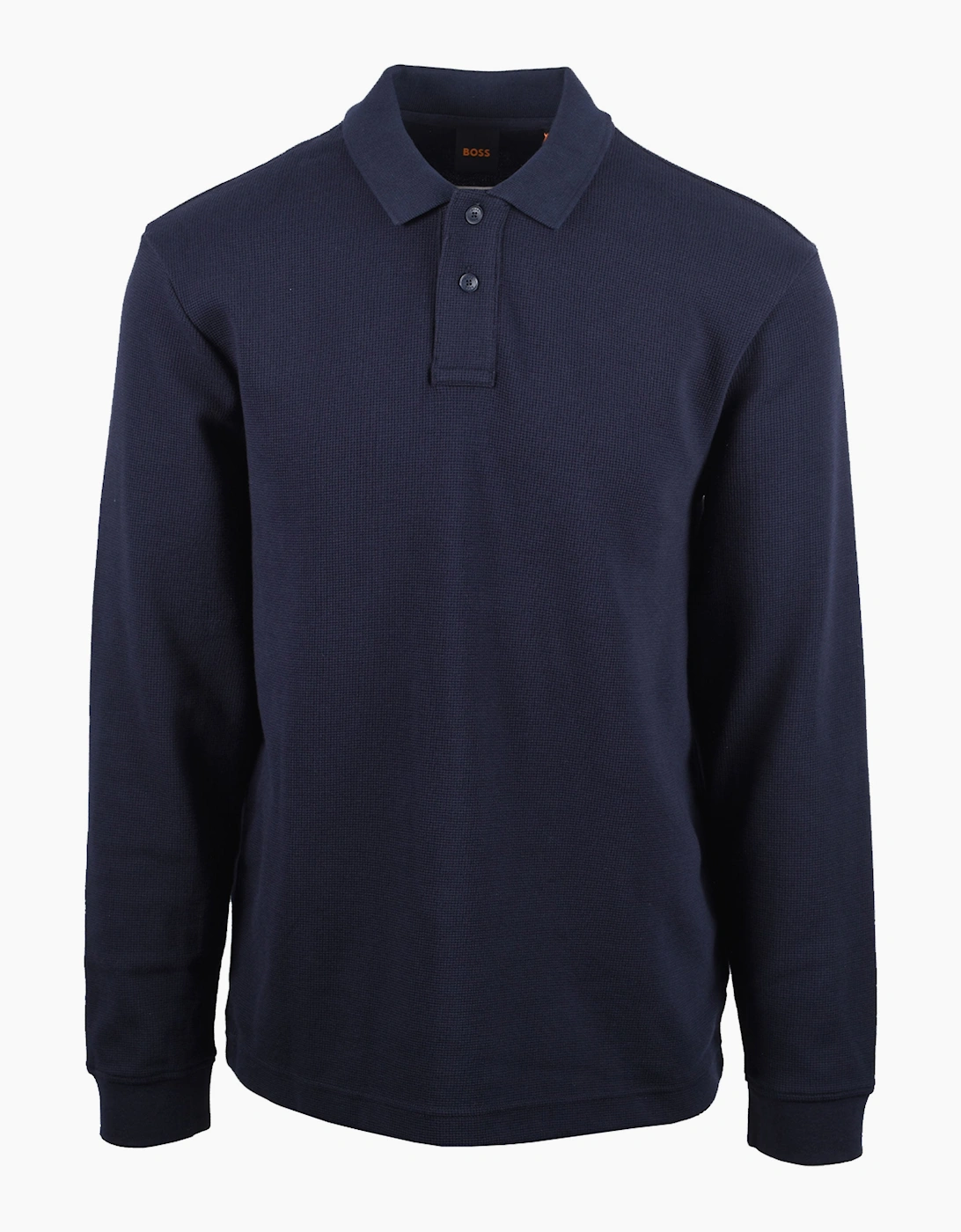 Boss Orange BOSS PETEMPESTOLONG POLO DARK BLUE