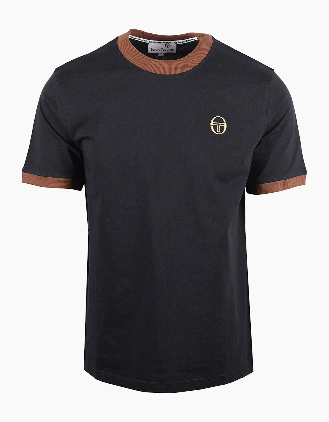 SERGIO TACCHINI NERA T-SHIRT BLACK/POTTING SOIL