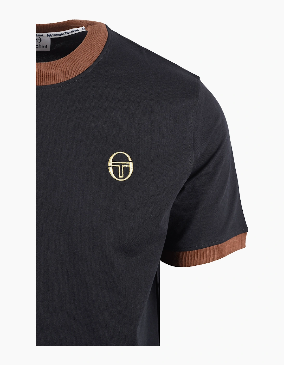 SERGIO TACCHINI NERA T-SHIRT BLACK/POTTING SOIL