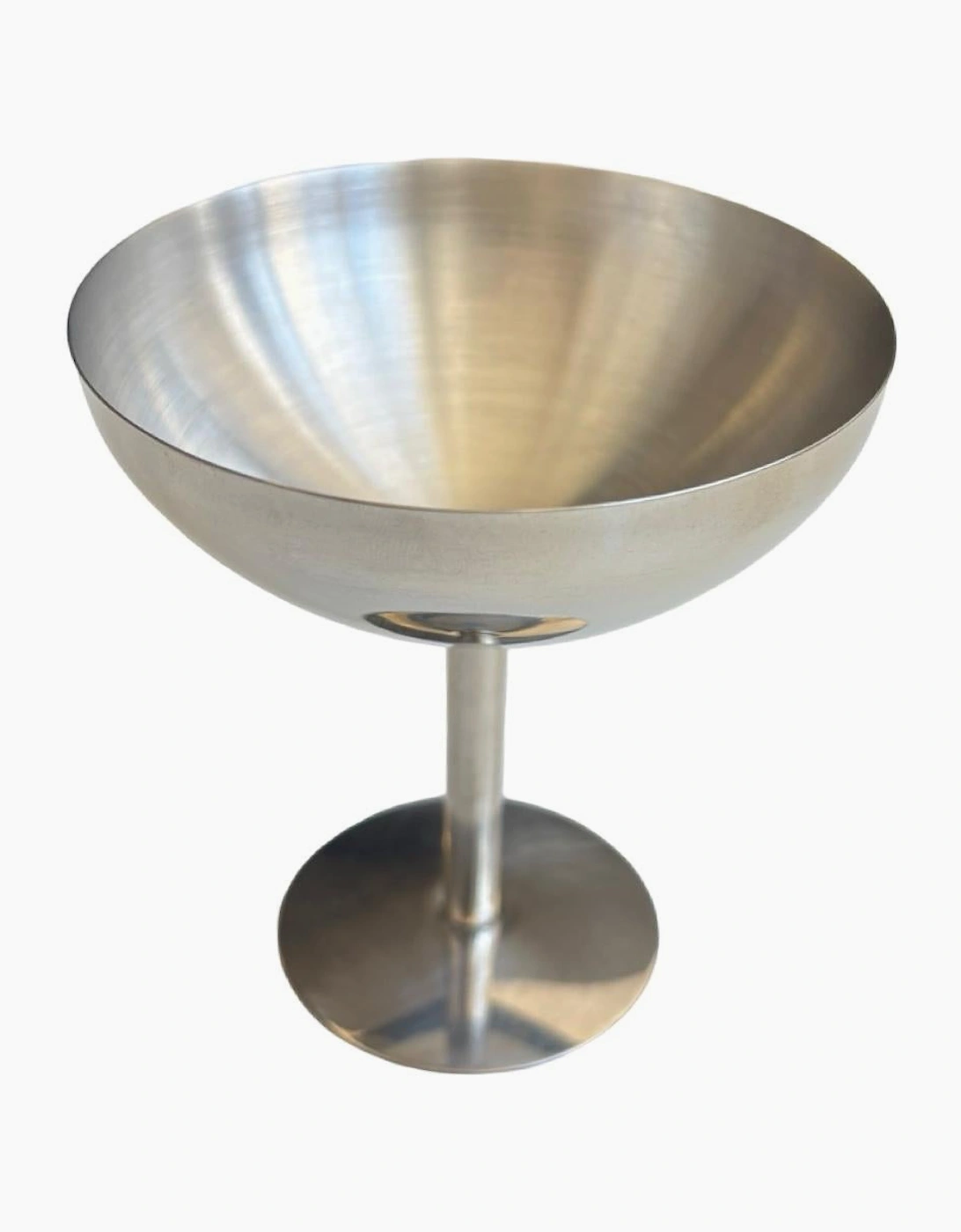 Stainless Steel Cocktail Glass