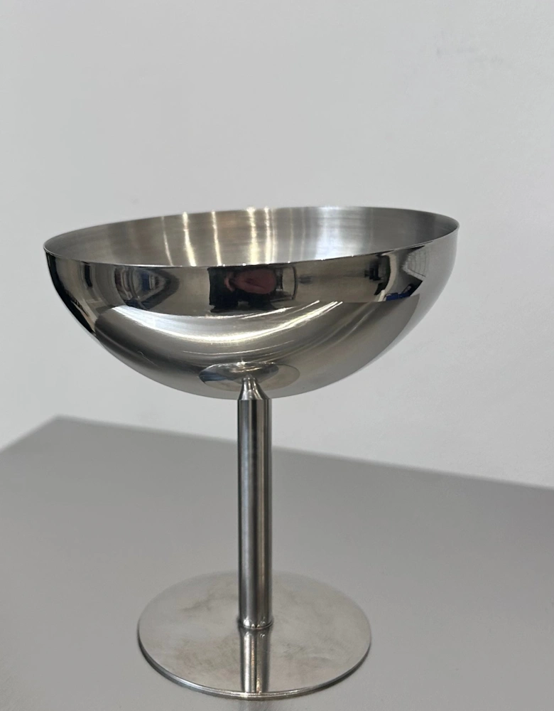 Stainless Steel Cocktail Glass