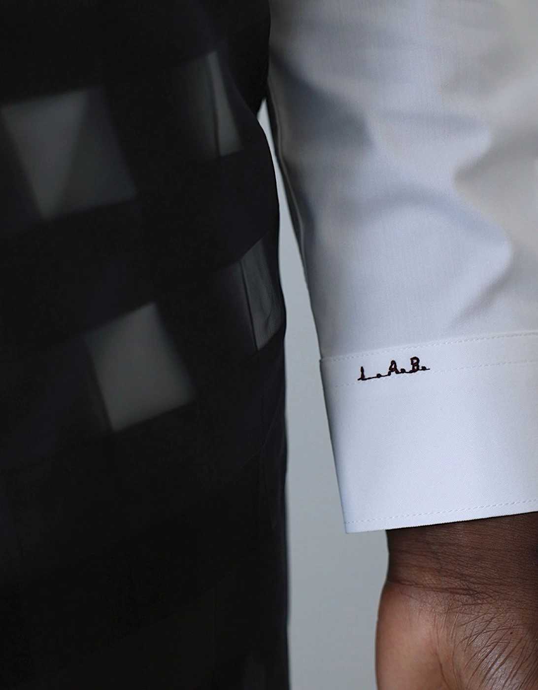 White Bamboo Shirt With Hidden Buttons